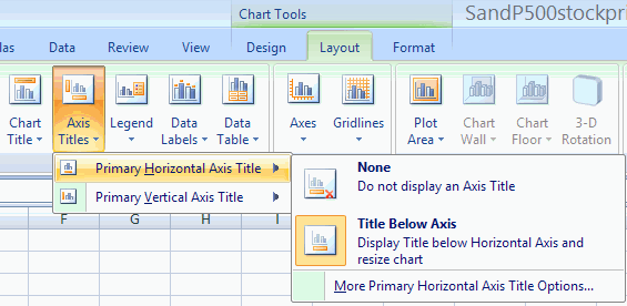 How To Change The Horizontal Category Name In Excel For Mac