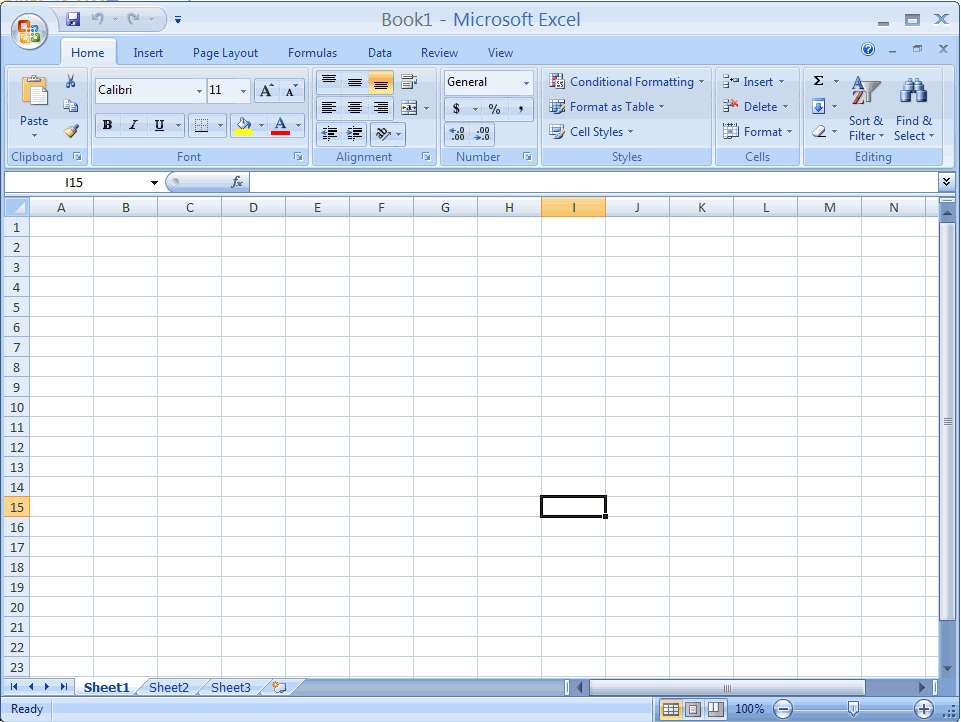 Excel workbook